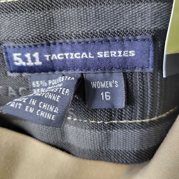 NWT 5.11 Tactical Women's Uniform A Class Pants Silver Tan Size 16 - Picture 14 of 14